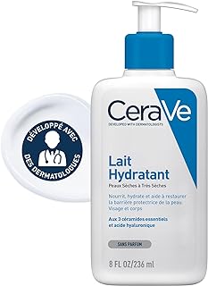 CeraVe Lait Hydratant | 236ml | Crème Hydratante 24h Nourrissante