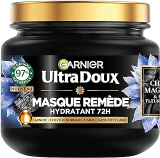 Garnier Ultra Doux - Masque Hydratant & Équilibrant au Charbon
