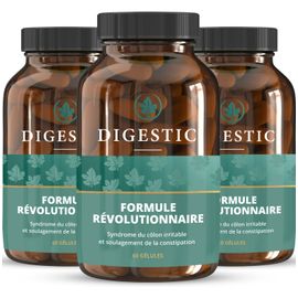 Digestic Pack 180 gélules - Complément alimentaire contre le Syndrome